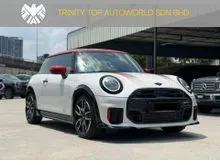 FULL SERVICE RECORCD UNDER WARRANTY MILEAGE 6K PANORAMIC SUNROOF HARMAN KARDON 2025 MINI Cooper 2.0 John Cooper Works 3 Door Hatchback