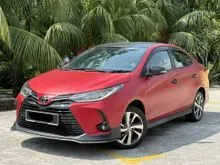 2021 Toyota Vios 1.5 E Sedan BSM / FULL SERVICE RECORD / LOW MILEAGE / 360 CAM / WARRANTY / LOW MILEAGE / GOOD CONDITION