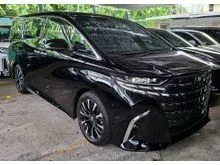 2024 Toyota Alphard 2.5 Hybrid Executive Lounge 4WD MPV Sunroof,JBL,HUD,DIM,BSM,LDA,Advance,Side Step Unreg Recon (A) Fullspec 5/AGrade8Year Warranty