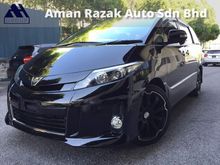 2013 Toyota Estima 2.4 Aeras MPV 2.4 Aeras Premium Full Bodykit New Facelift Model Power Boot 7 Seaters Black Interior Unreg