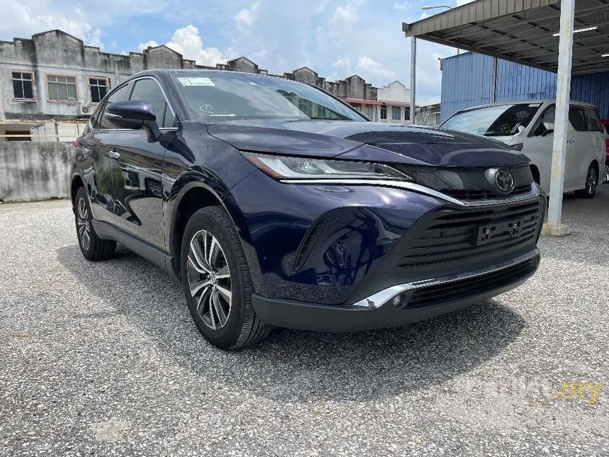 recon-2021-toyota-harrier-2-0-premium-g-spec-full-spec-noble-blue