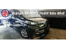 2016 Toyota Vellfire 2.5 ZA UNREGIS,SPECIAL BODYKIT,ALPHINE SET MONITOR,LOW MILEAGE & GOOD GRADE CAN PROVE,7 SEATS,3 POWER DRS & BOOT,360 CAMERA & ETC