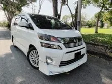 2012/2018 Toyota Vellfire 2.4 ZG (A)