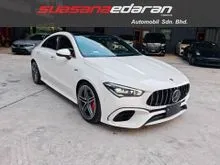 2022 Mercedes-Benz CLA45S AMG 4Matic+ Coupe Unreg - Japan. PanrOOF. 360 Cam. Burmester