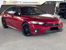 2023 Honda Civic 1.5 RS Sedan FULL SERVICE RECORD + LOW MILEAGE 48K KM + UNDER WARRANTY UNTIL 2027