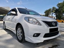 2013 Nissan ALMERA 1.5 VL (IMPUL) (A) -LOW MILEAGE 37K ONLY -FULL LEATHER SEATS