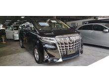 2018 Toyota Alphard 2.5 X MPV / NEW FACELIFT / READY STOCK OFFER / 5 YEARS WARRANTY UNLIMITED KM