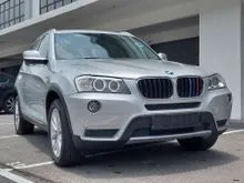 2013 BMW X3 2.0 xDrive20i (Push Start) (Full Leather) (Under Warranty)