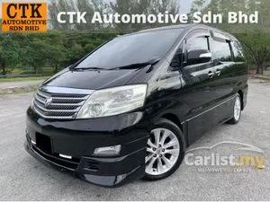 2005/08 Toyota Alphard 3.0 G MPV / SUNROOF / POWER BOOT / DUAL POWER DOOR / ONE OWNER