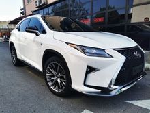 2017 Lexus RX200t 2.0 F Sport PANORAMIC ROOF