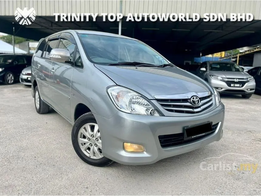 Used 2010 Toyota Innova 2.0 G FULL SPEC, ALL ORIGINAL, NO PLATE CANTIK ...
