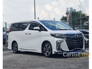 2022 Toyota Alphard 2.5 G SC Package MPV, GRADE 4.5B, ORI 25K KM, ORIGINAL MODELISTA BODYKITS, SUNROOF, DIM, BSM, REVERSE CAMERA, 3 LED HEADLAMP