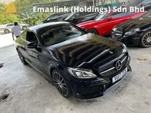 2017 Mercedes-Benz C200 2.0 AMG Coupe Turbo Panaromic Roof Power Boot Paddle Shift 7Speed