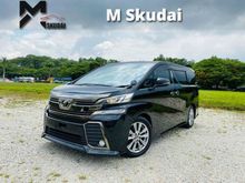 2017 Toyota Vellfire 2.5 Z Golden Eyes SUNROOF 3YRS TOYOTA WARRANTY