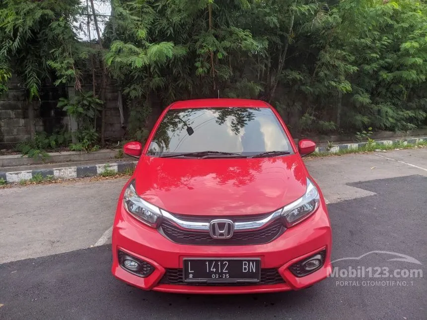 Jual Mobil Honda Brio 2019 Satya E 1.2 di Jawa Timur Automatic Hatchback Merah Rp 157.000.000