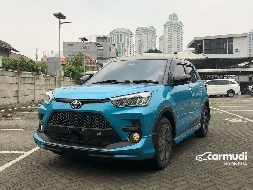 Jual Mobil Toyota Raize 2024 GR Sport 1.0 di Jawa Barat Automatic Wagon Biru Rp 289.800.000