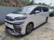 Recon 2019 Toyota Vellfire 2.5 Z G 5A CAR KING MODELISTA