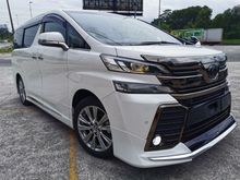 2016 Toyota Vellfire 2.5 Z Golden Eyes MPV