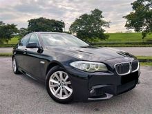 2013 BMW 520d 2.0 (A) M-SPORT MEMORY POWER SEAT ELECTRIC BRAKE KEYLESS PUSHSTART SPORT / ECO MODE ELECTIC STEERING 4 RUN FLAT TYRE FREE WARRANTY OFFER