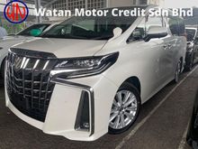 2018 Toyota Alphard 2.5 S UNREG NEW FACELIFT 7SEAT ANDROID 360SURROUND CAMERA POWER BOOT PCS LKA ICS DIM SPARE TIRES LOCAL KL AP 2.2x INTEREST RATES