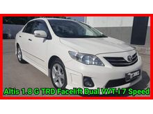 2013 Toyota Corolla Altis 1.8 G TRD FACELIFT DUAL VVT-i ( DVVT-i ) 7 Speed FULL SERVICE LIKE NEW FULL LOAN