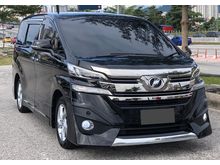 2016 Toyota Vellfire 2.5 Z Golden Eyes MPV