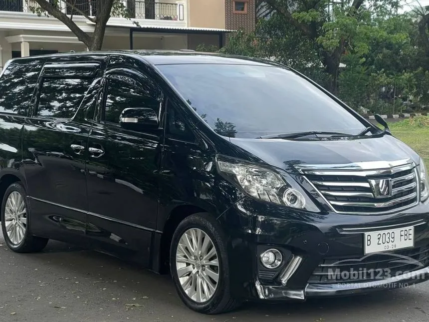 Jual Mobil Toyota Alphard 2014 S 2.4 di DKI Jakarta Automatic MPV Hitam Rp 295.000.000