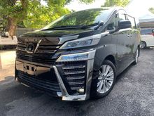 2018 Toyota Vellfire 2.5 ZA 5A CAR (PROMOTION PRICE WIT SST) 2 POWER DOOR ,7 SEATER,LKA ,PRE CRASH UNREG