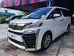 Recon 2020 Toyota Vellfire 2.5 Z Golden Eyes Edition MPV Free 5 Year Warranty - Cars for sale