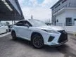 Recon 2020 Lexus RX300 2.0 F Sport Japan 5A Car,3 Years Warranty,FOC Tinted,Panoramic Roof,Surround Camera,Red Interior,BSM,HUD,Power Boot,Sunroof