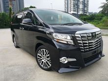 2015 TOYOTA ALPHARD 2.5 SC Full Leather Seat JBL HOME THEATER 4CAM PRE CRASH SAFETY