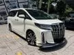 Recon 2020 TOYOTA ALPHARD 2.5 SC SPEC (31K MILEAGE) 360 SURROUND VIEW CAMERA WITH JBL SURROUND SOUND SYSTEM