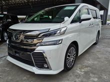2016 Toyota Vellfire 2.5 Z G Edition MPV 2.5 ZG Pre Crash Pilot Seat Unreg Sale Offer