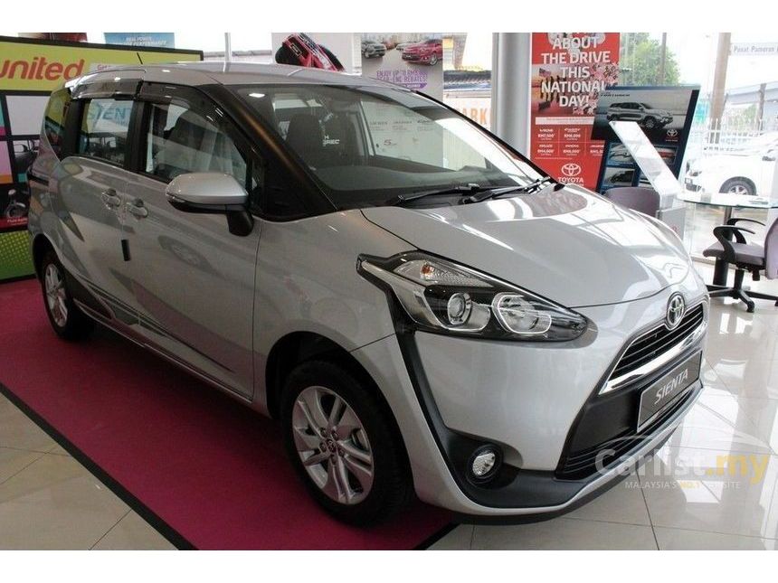 Toyota Sienta 2016 G 1.5 in Selangor Automatic MPV Silver 