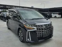 2019 (UNREG) Toyota Alphard 2.5 SC NEW FACELIFT**SUNROOF**3X LED HEADLIGHTS**PCS**LKA**PILOT SEAT**POWER BOOT**NEW ARRIVAL OFFER