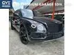 Recon 2018 Bentley Bentayga Mulliner V8 4.0L with 550HP, 0-100/KM only 4.4Sec /2 Tone Seat/ Onyx Nappa/Panaromic Roof/Luxury &Powerful SUV/ Unreg - Cars for sale