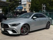 Ready Stock 2021 Mercedes-Benz AMG CLA45 2.0 S 4MATIC+ Coupe RED INT / BUCKET SEAT