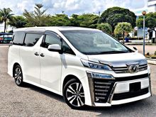 2018 Toyota Vellfire 2.5 ZG ( OTR WITHOUT INSUTANCE )