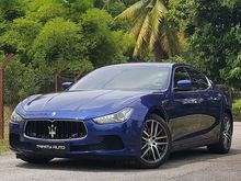 2015 MASERAI GHIBLI 3.0 (A) V6 Twin Turbo, High spec CBU Imported brand New by NAZA ITALIA .Very low mileage 3xk KM!