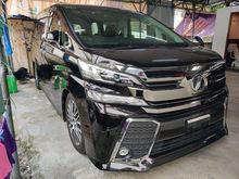 2015 Toyota Vellfire 2.5 ZG Full Leather Seats 5 YEARS WARRANTY