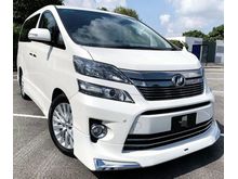 2013 Toyota VELLFIRE 2.4 ZG (A) MODELISTA (EASY LOAN)