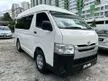 Used 2016/2017 Toyota Hiace 2.5 D (M) Window Van High Roof Mileage 27181KM Toyota Service CarPlay Player Reverse Camera - Cars for sale