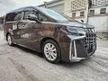 Recon 2021 Toyota Alphard 2.5 S Brown Color