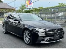 2022 Mercedes-Benz E300 2.0 AMG - FULL SPEC - BURMESTER / PANROOF / HUD / FULL BLACK LEATHER / 4 CAMERA / POWERBOOT / FULL SPEC / RECON JAPAN