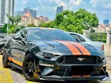 YEAR MADE 2019 FORD MUSTANG 2.3 ECOBOOST COUPE ONE OWNER LOW MILEAGE ON TIME SERVICE DIGITAL METER KEYLESS ENTRY PUSH START BUTTON LEATHER SEAT