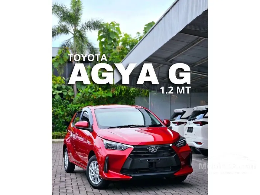 Jual Mobil Toyota Agya 2024 G 1.2 di Banten Manual Hatchback Merah Rp 161.400.000
