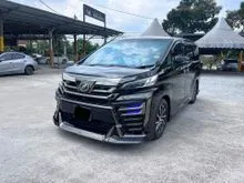 2015/2018 Toyota Vellfire 2.5 ZG MPV (LOAN KEDAI)