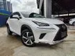Recon PROMO 2018 Lexus NX300 2.0 iPACKAGE PANROOF BLACK LEATHER 3LED CHEAPEST DEAL UNREG - Cars for sale