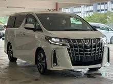 2021 Toyota Alphard 2.5 JBL DIM BSM SROOF 4CAM GRADE 5