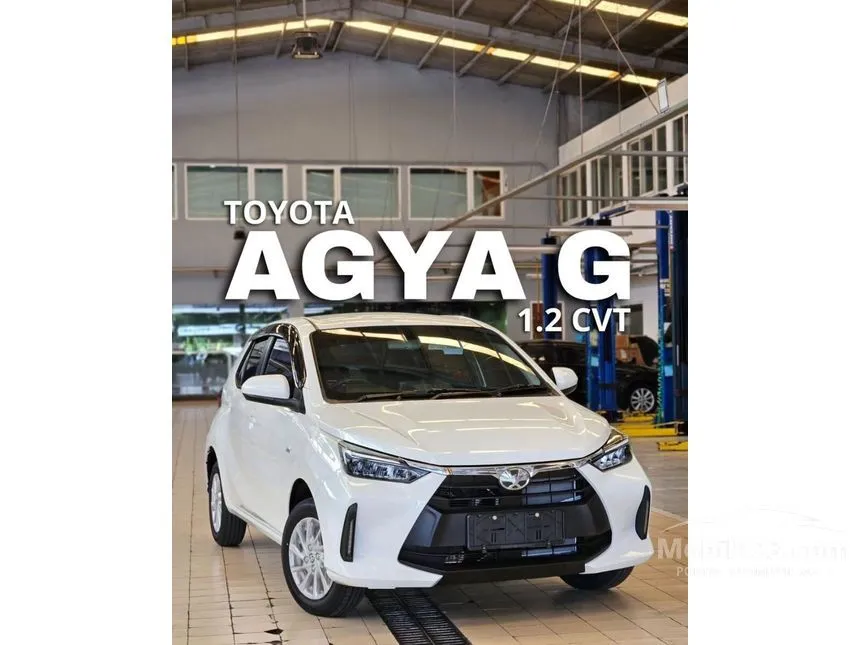Jual Mobil Toyota Agya 2024 G 1.2 di Banten Automatic Hatchback Putih Rp 181.000.000